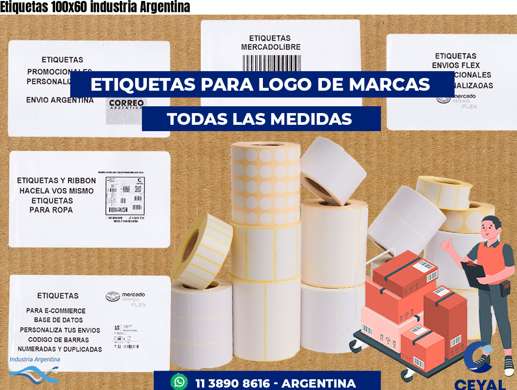 Etiquetas 100x60 industria Argentina