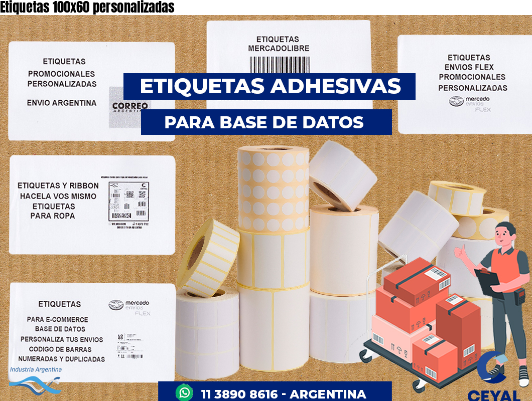 Etiquetas 100x60 personalizadas