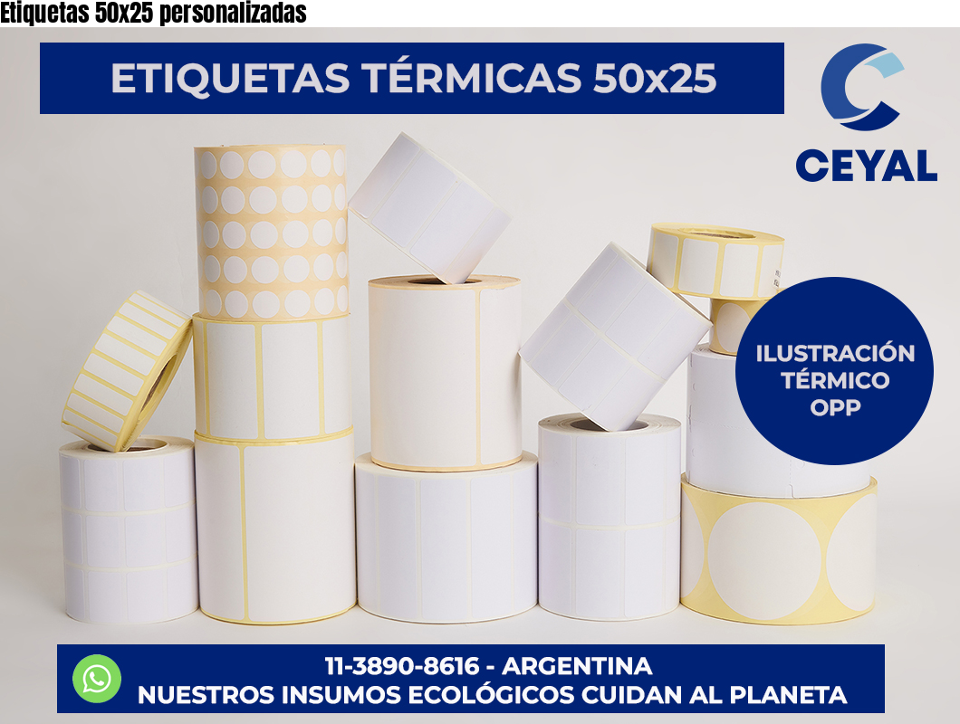 Etiquetas 50×25 personalizadas