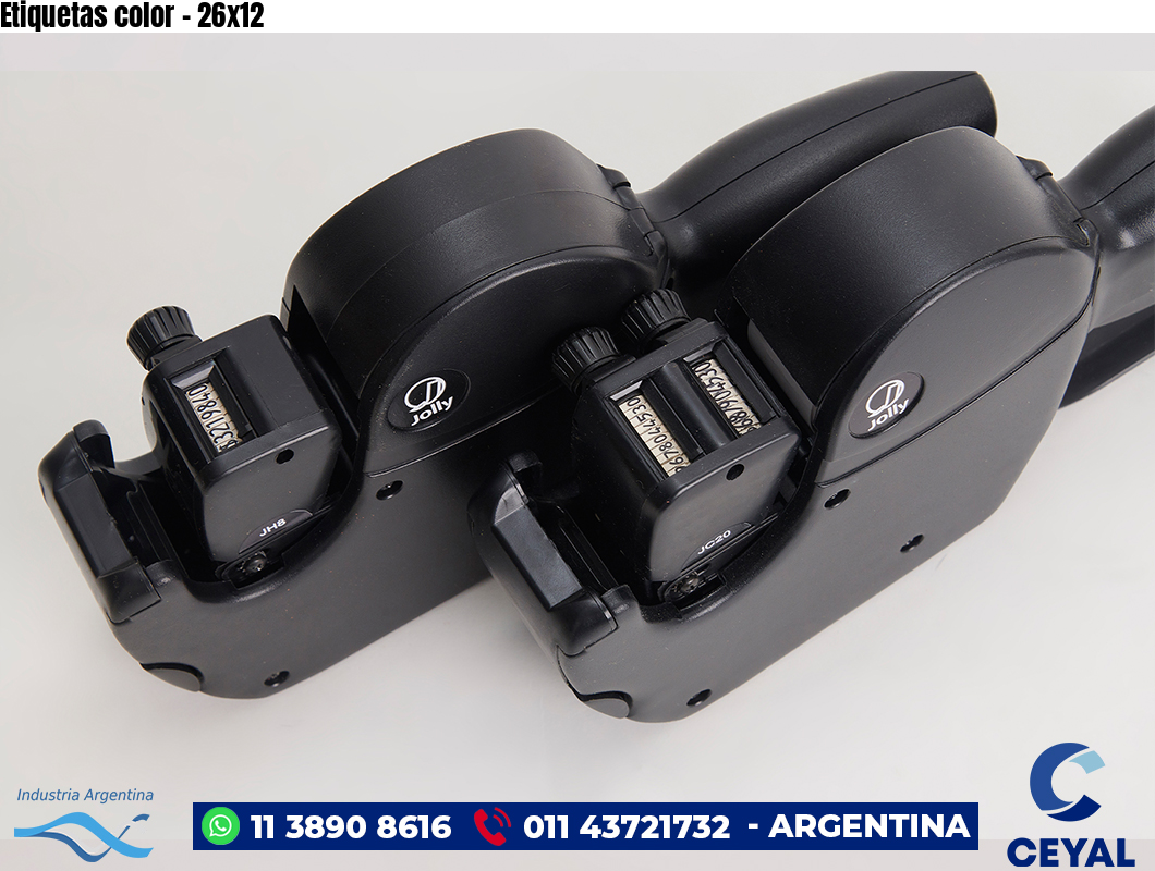 Etiquetas color – 26×12