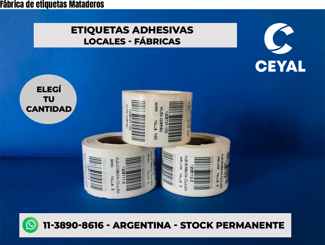 Fábrica de etiquetas Mataderos