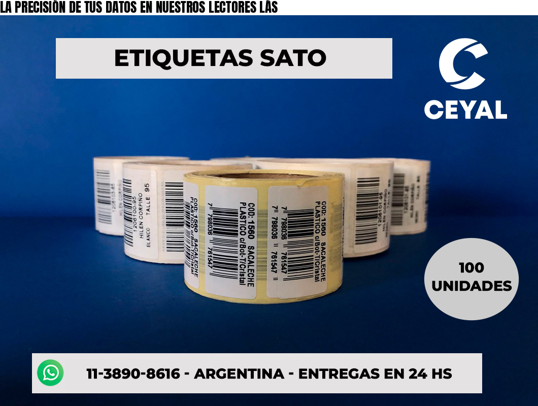 LA PRECISIÓN DE TUS DATOS EN NUESTROS LECTORES LÁS