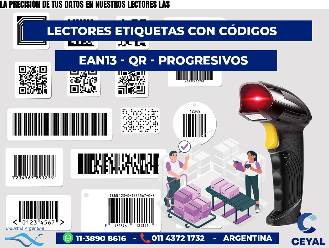 LA PRECISIÓN DE TUS DATOS EN NUESTROS LECTORES LÁS