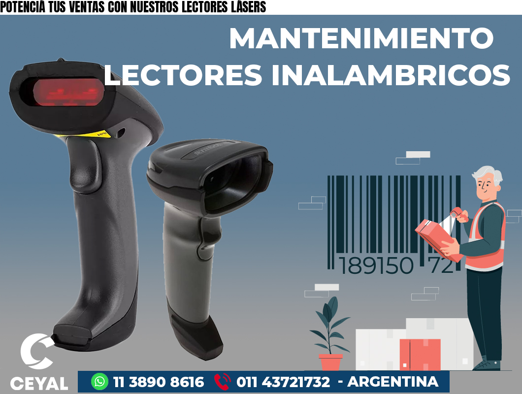POTENCIÁ TUS VENTAS CON NUESTROS LECTORES LÁSERS
