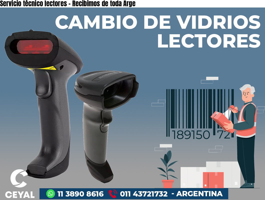 Servicio técnico lectores – Recibimos de toda Arge