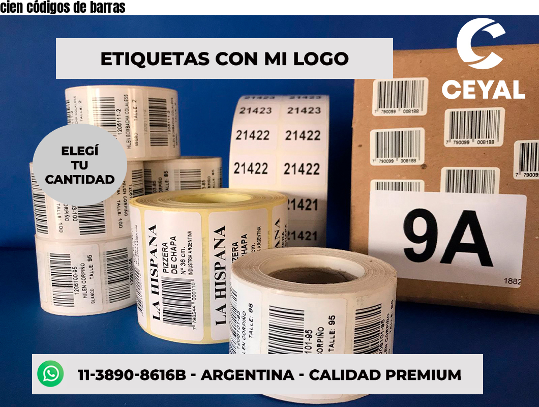 cien códigos de barras