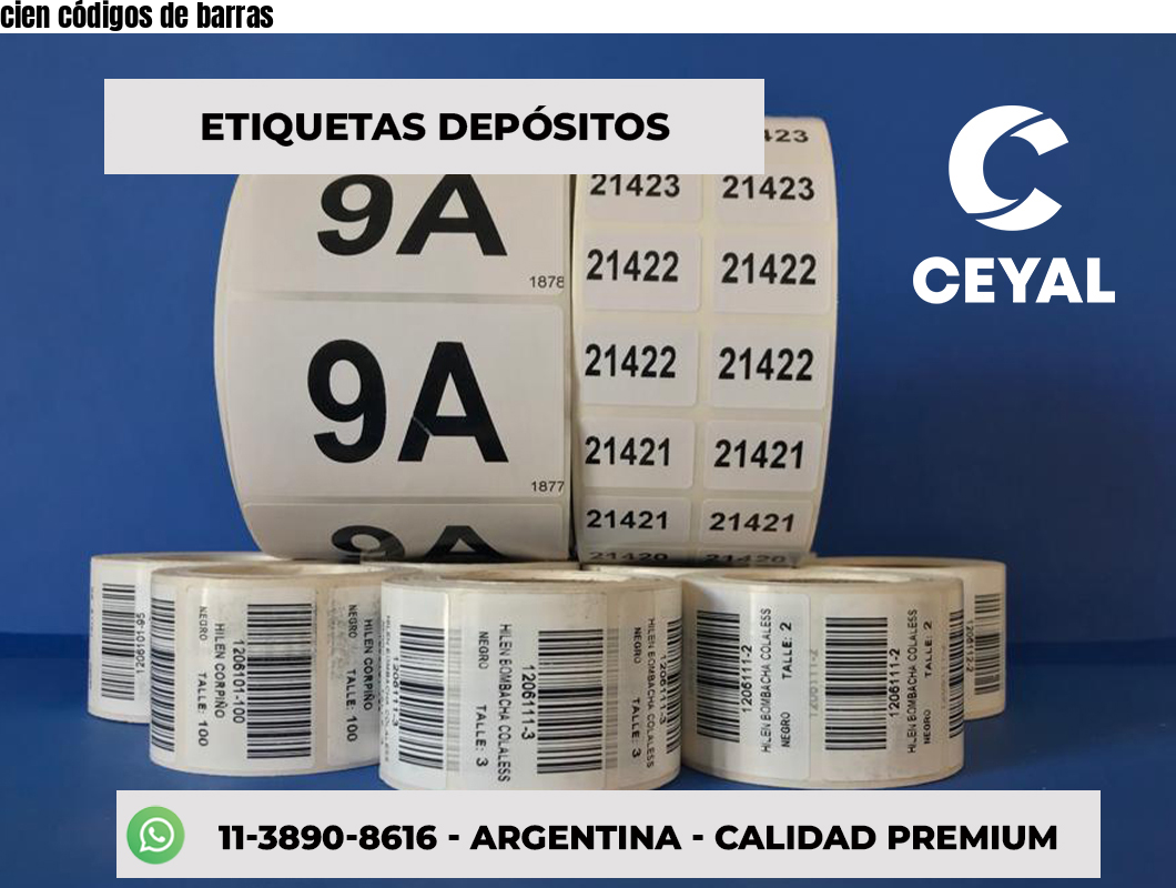 cien códigos de barras