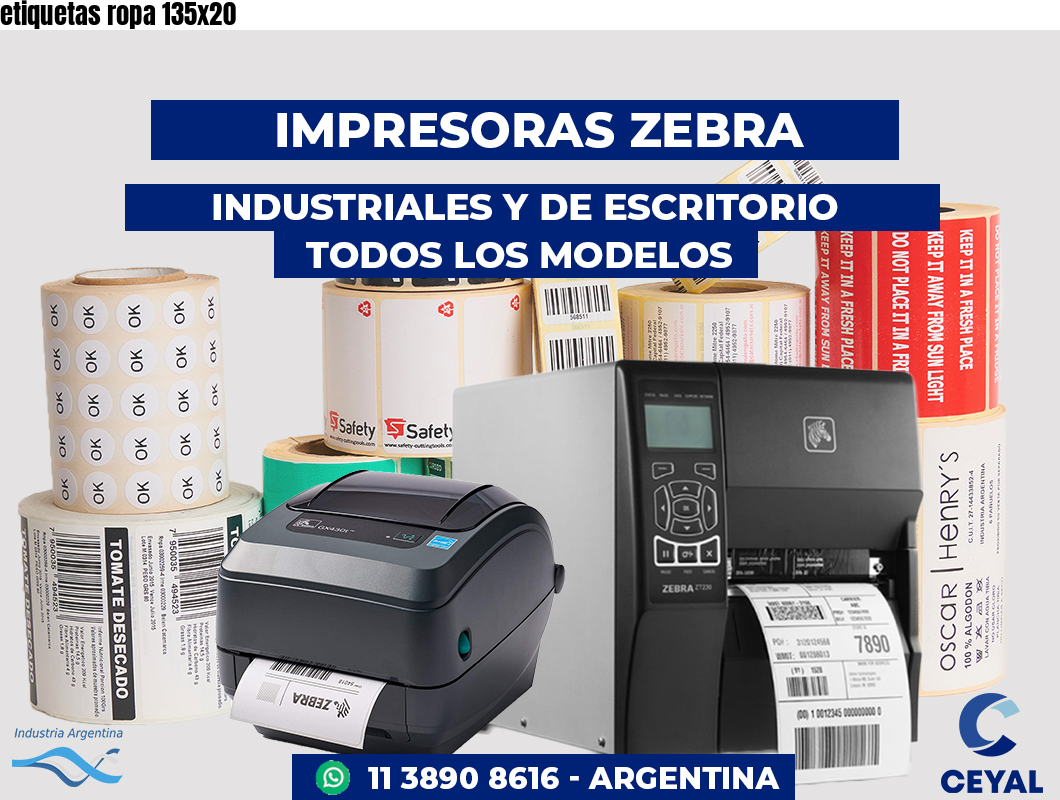 etiquetas ropa 135x20