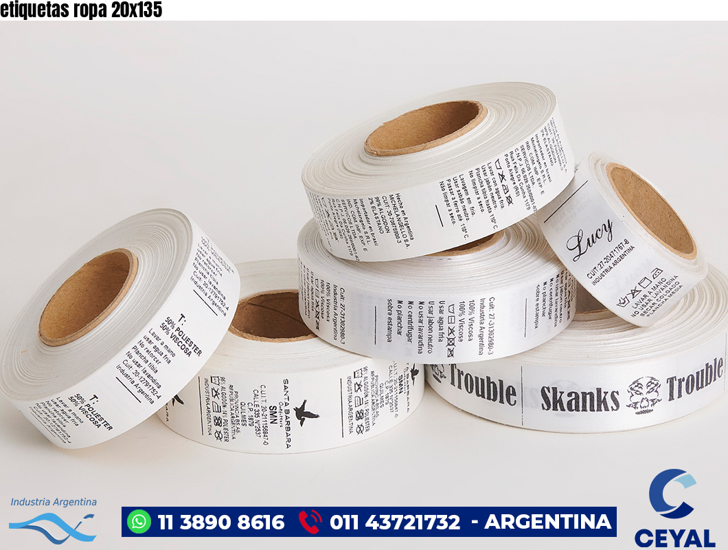 etiquetas ropa 20×135