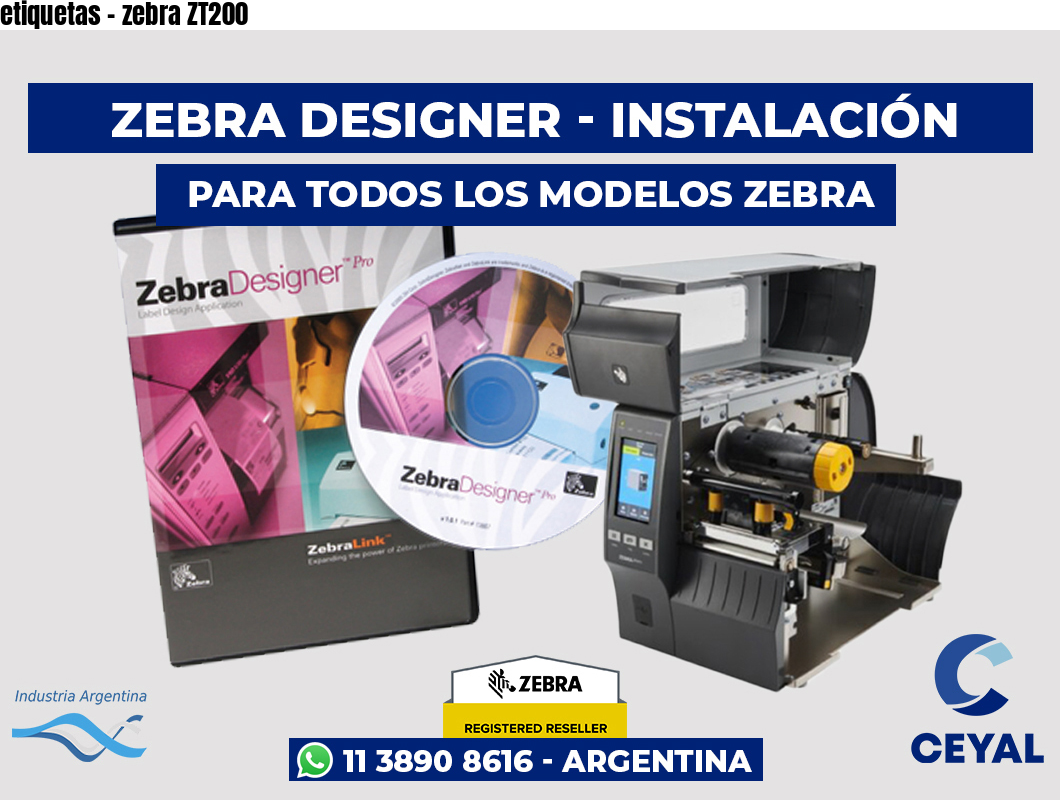 etiquetas - zebra ZT200