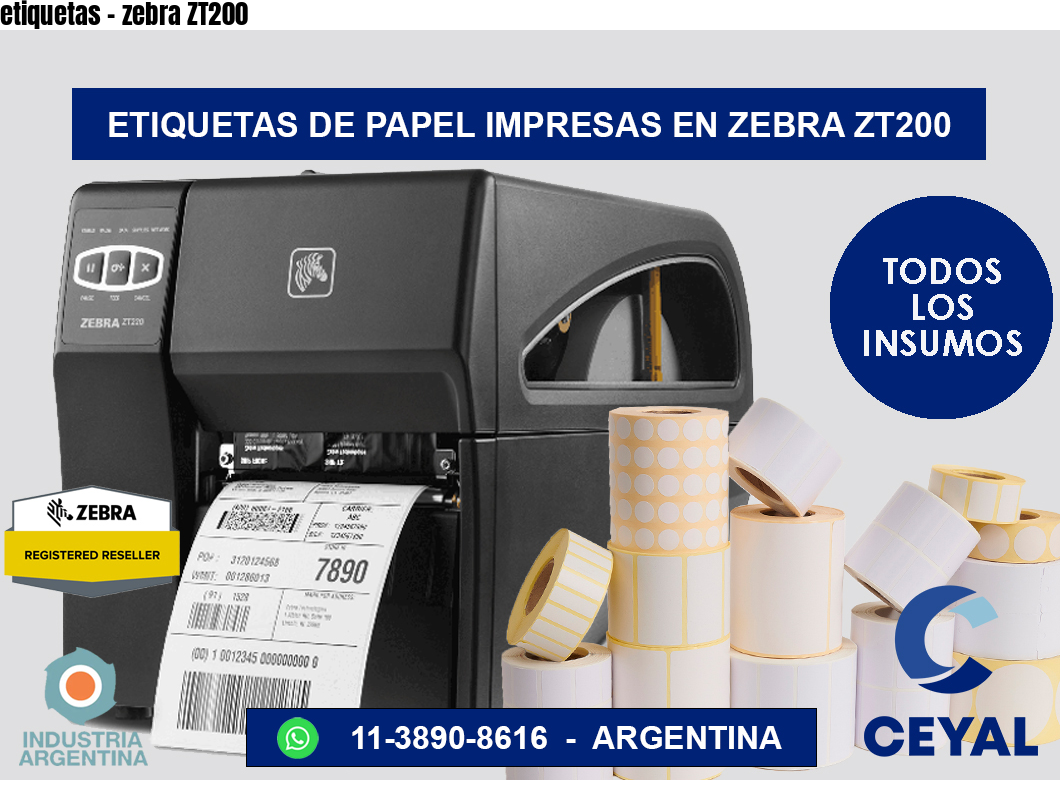 etiquetas – zebra ZT200