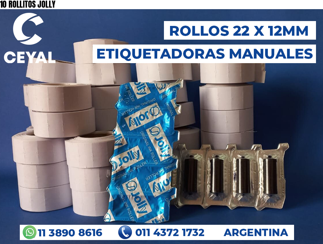 10 ROLLITOS JOLLY