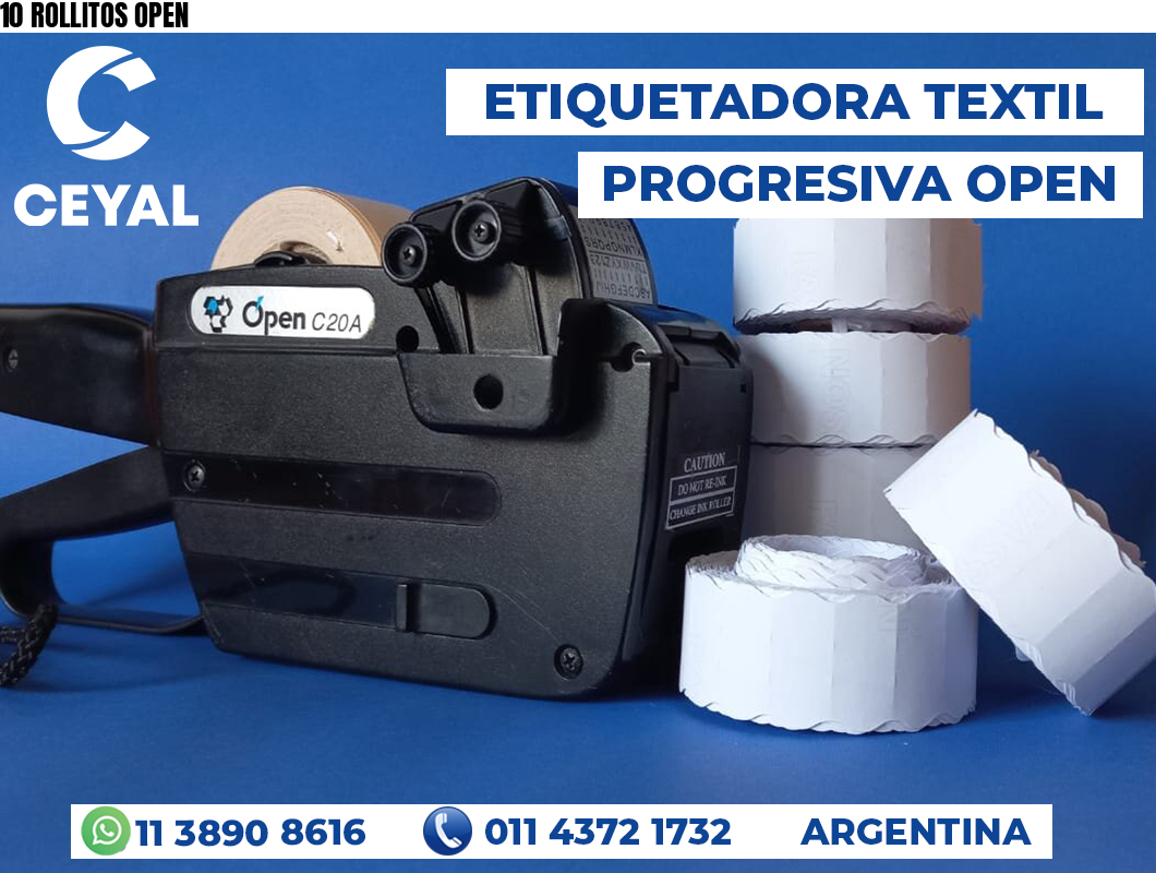 10 ROLLITOS OPEN