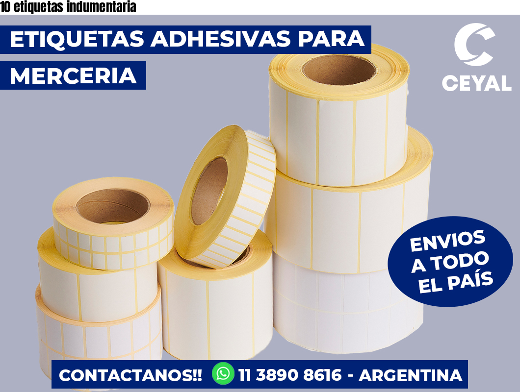 10 etiquetas indumentaria