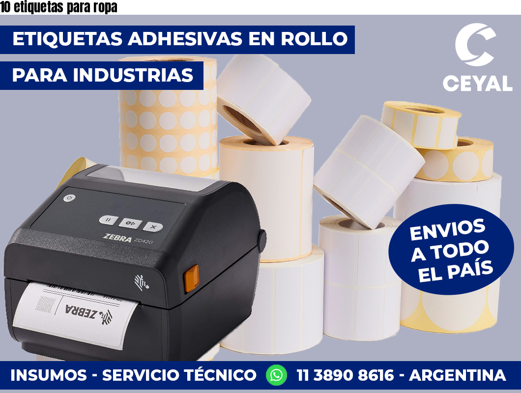 10 etiquetas para ropa