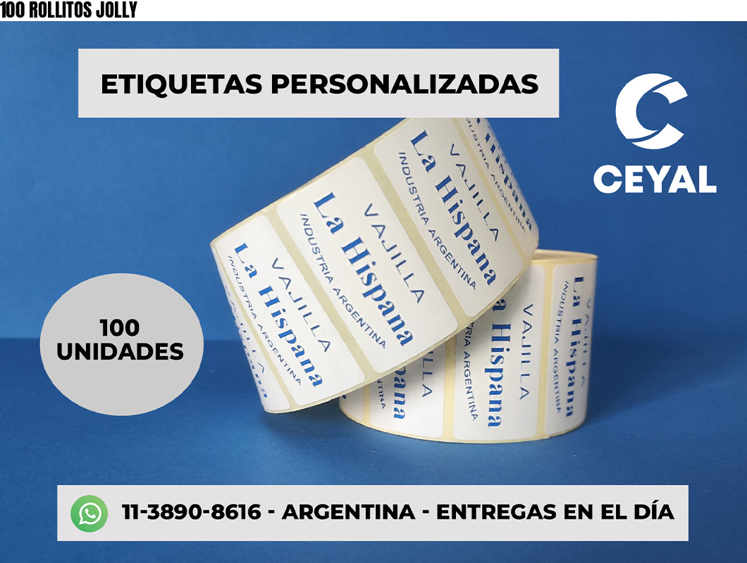 100 ROLLITOS JOLLY