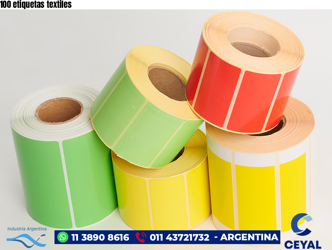 100 etiquetas textiles