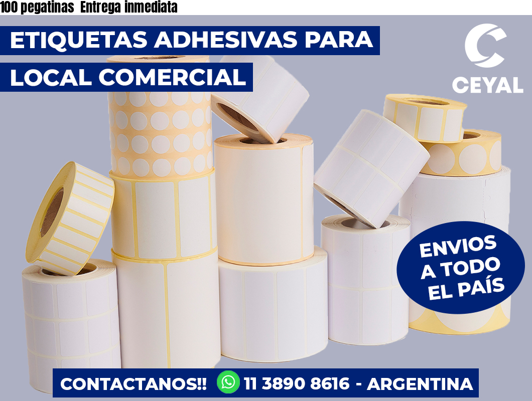 100 pegatinas  Entrega inmediata