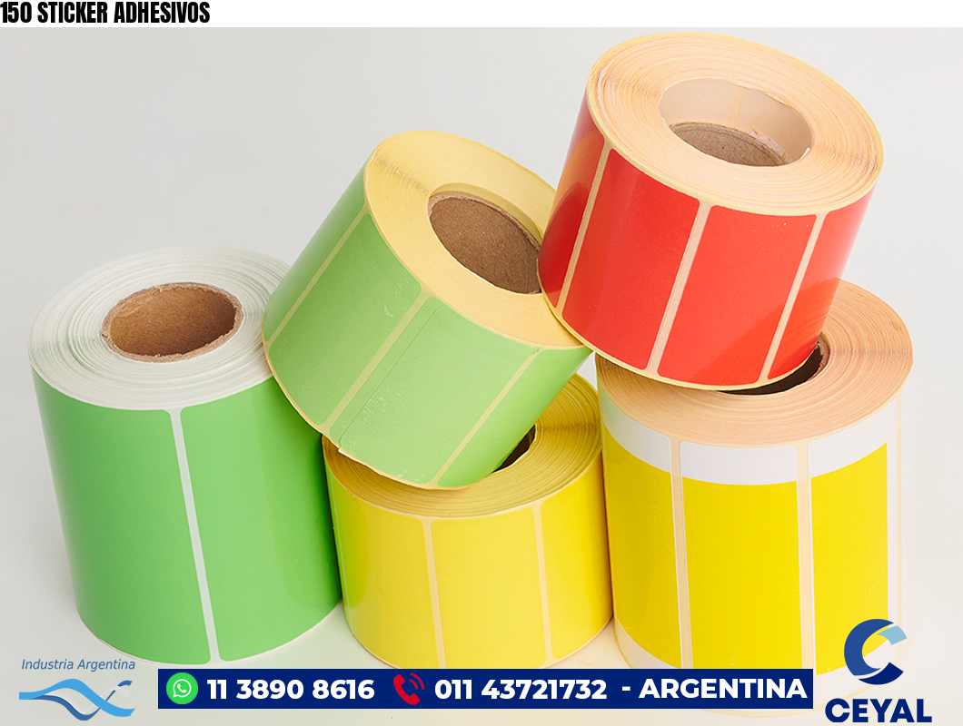 150 STICKER ADHESIVOS