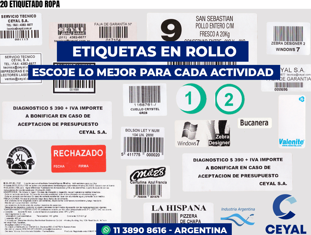 20 ETIQUETADO ROPA
