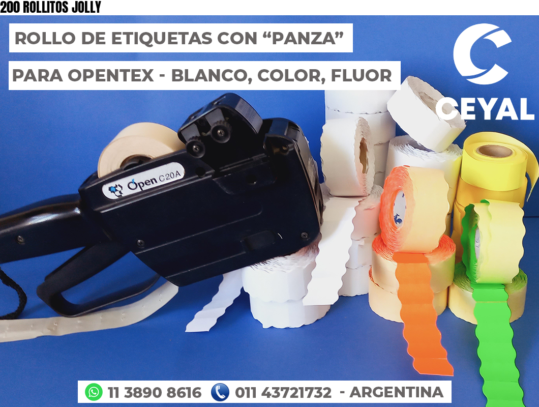 200 ROLLITOS JOLLY