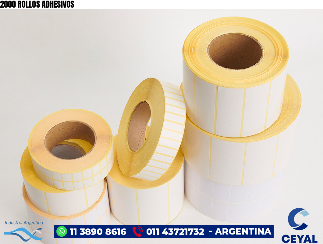 2000 ROLLOS ADHESIVOS