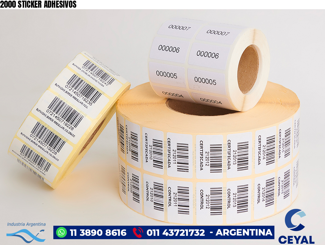 2000 STICKER ADHESIVOS