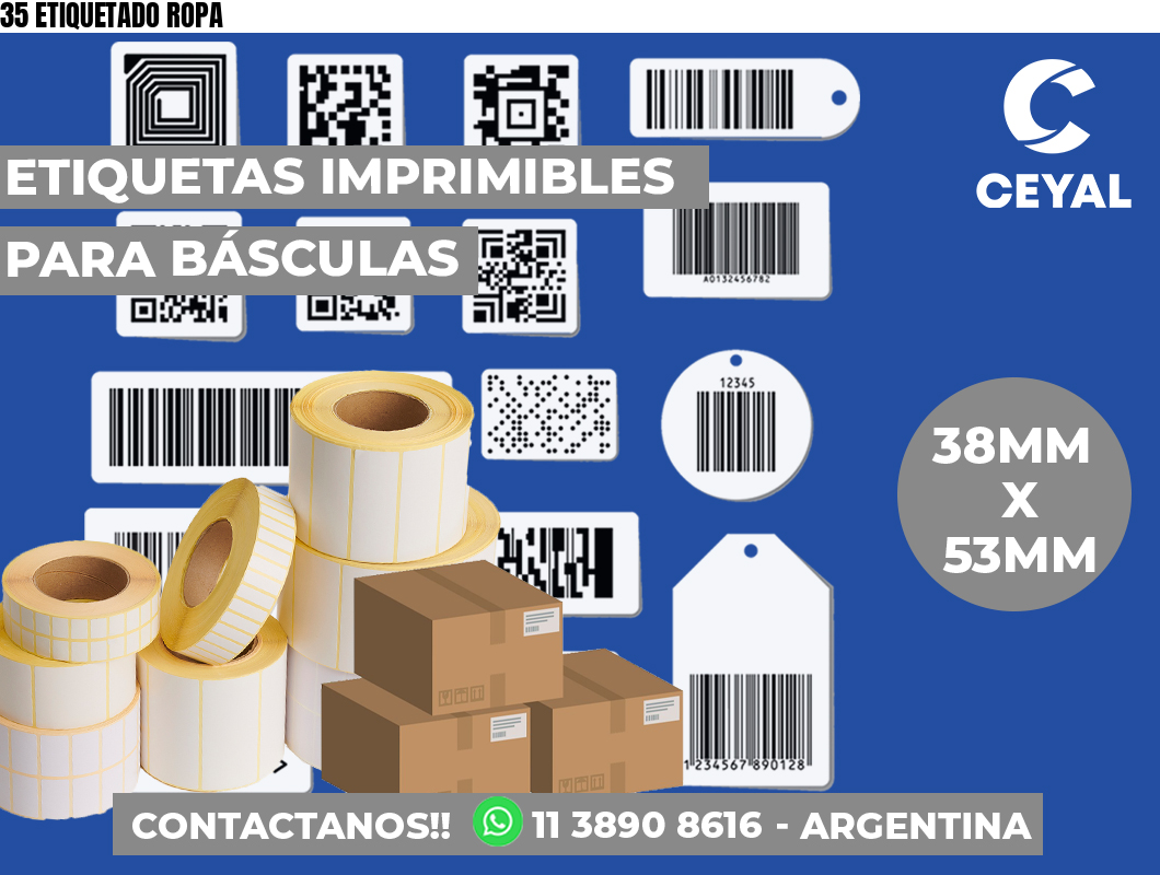 35 ETIQUETADO ROPA