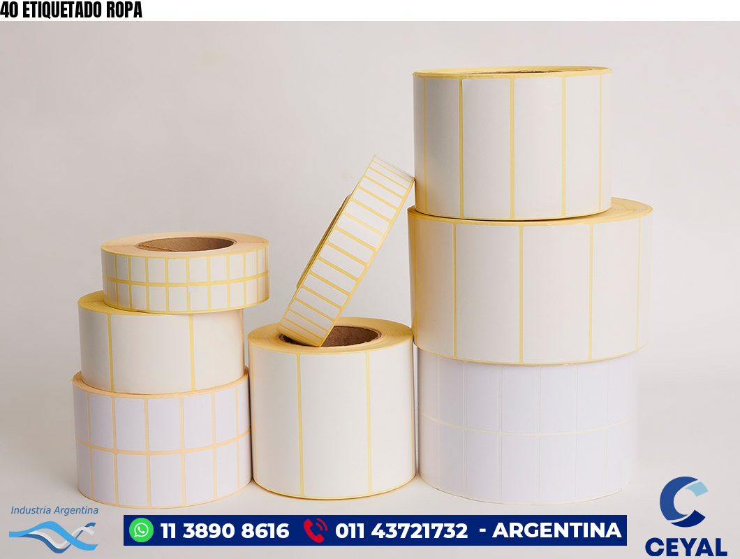 40 ETIQUETADO ROPA