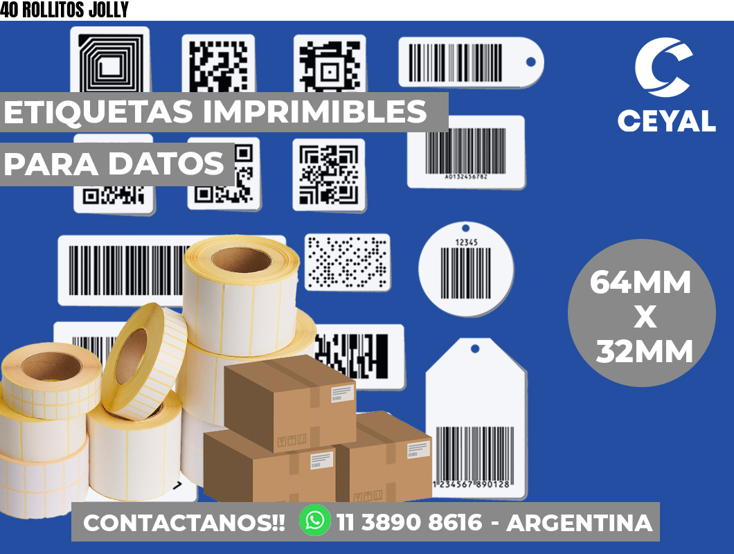 40 ROLLITOS JOLLY