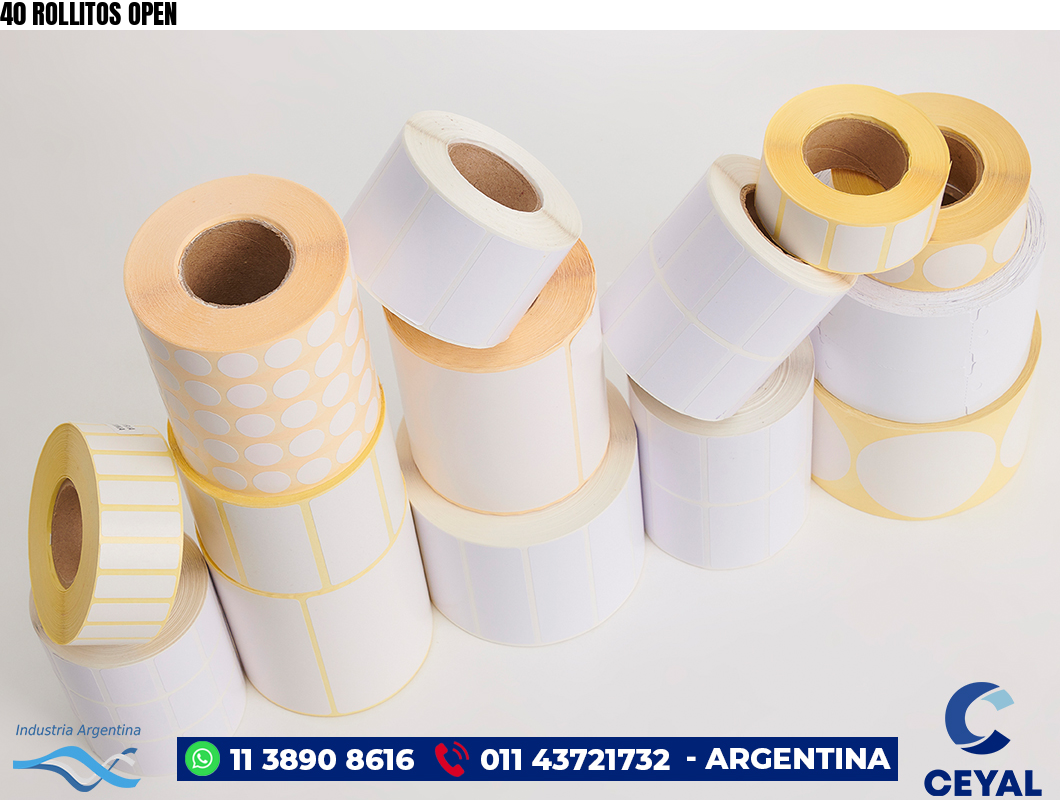 40 ROLLITOS OPEN