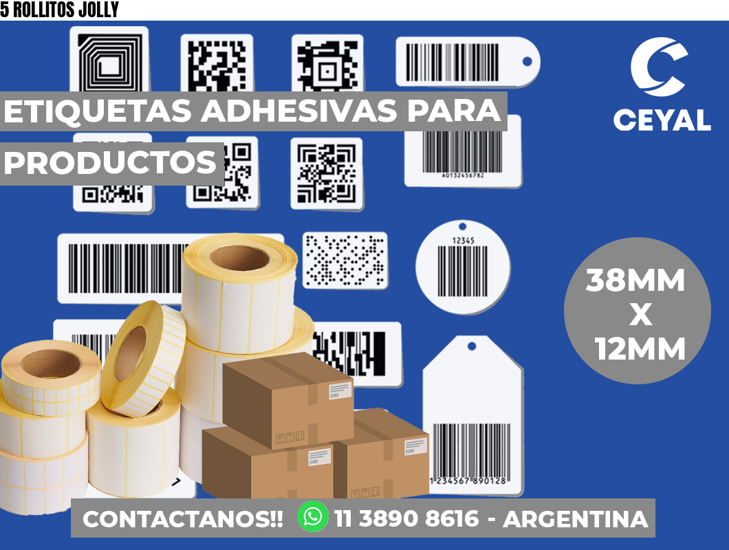 5 ROLLITOS JOLLY