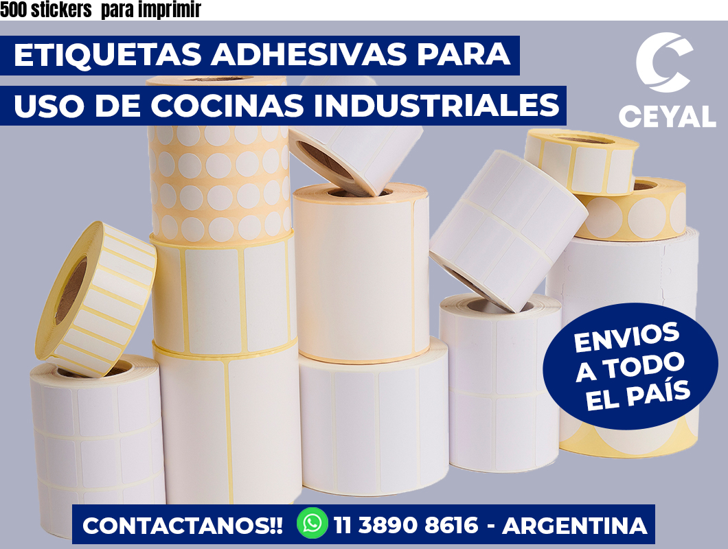 500 stickers  para imprimir