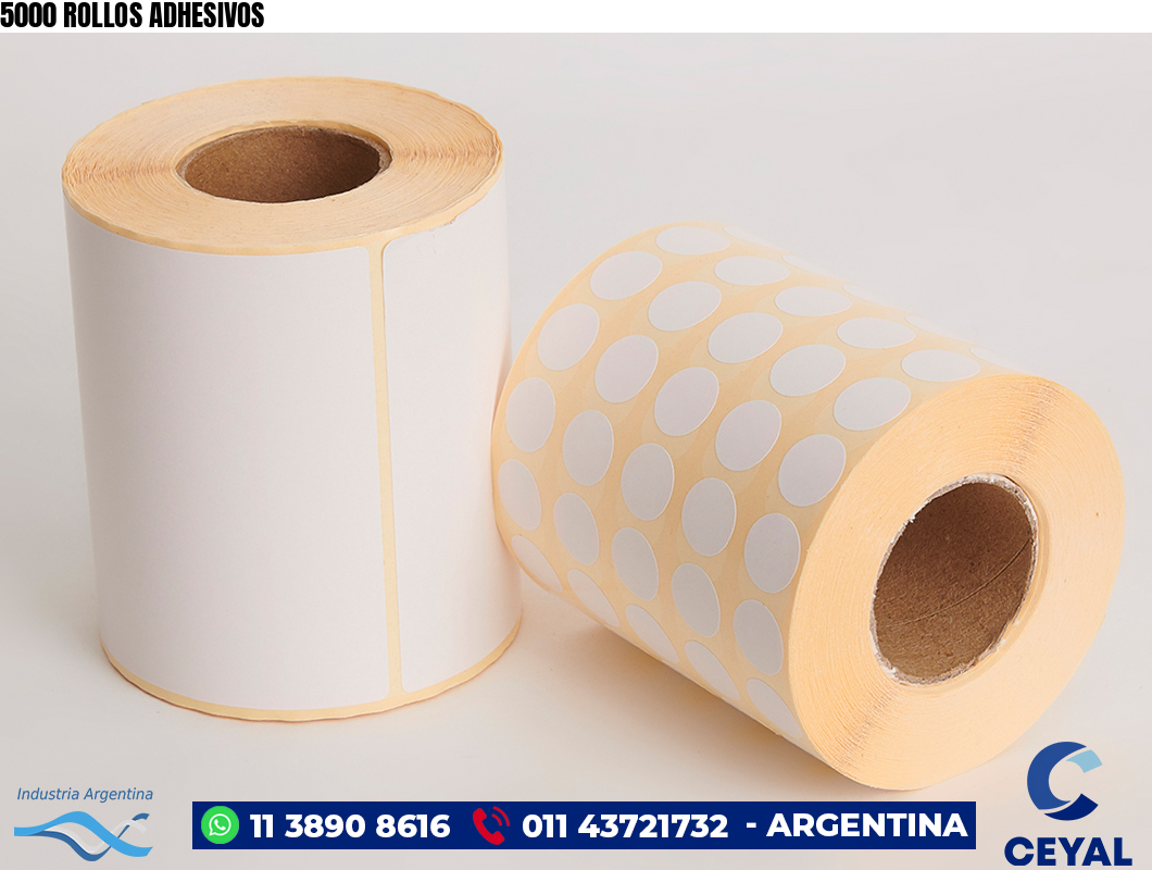 5000 ROLLOS ADHESIVOS
