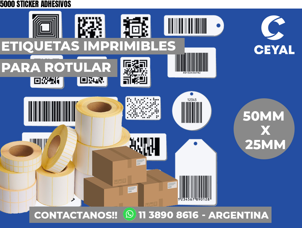 5000 STICKER ADHESIVOS