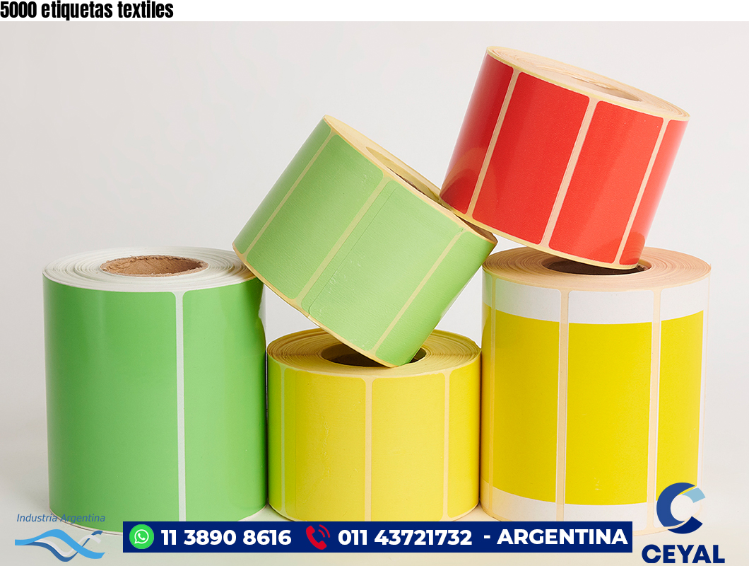 5000 etiquetas textiles