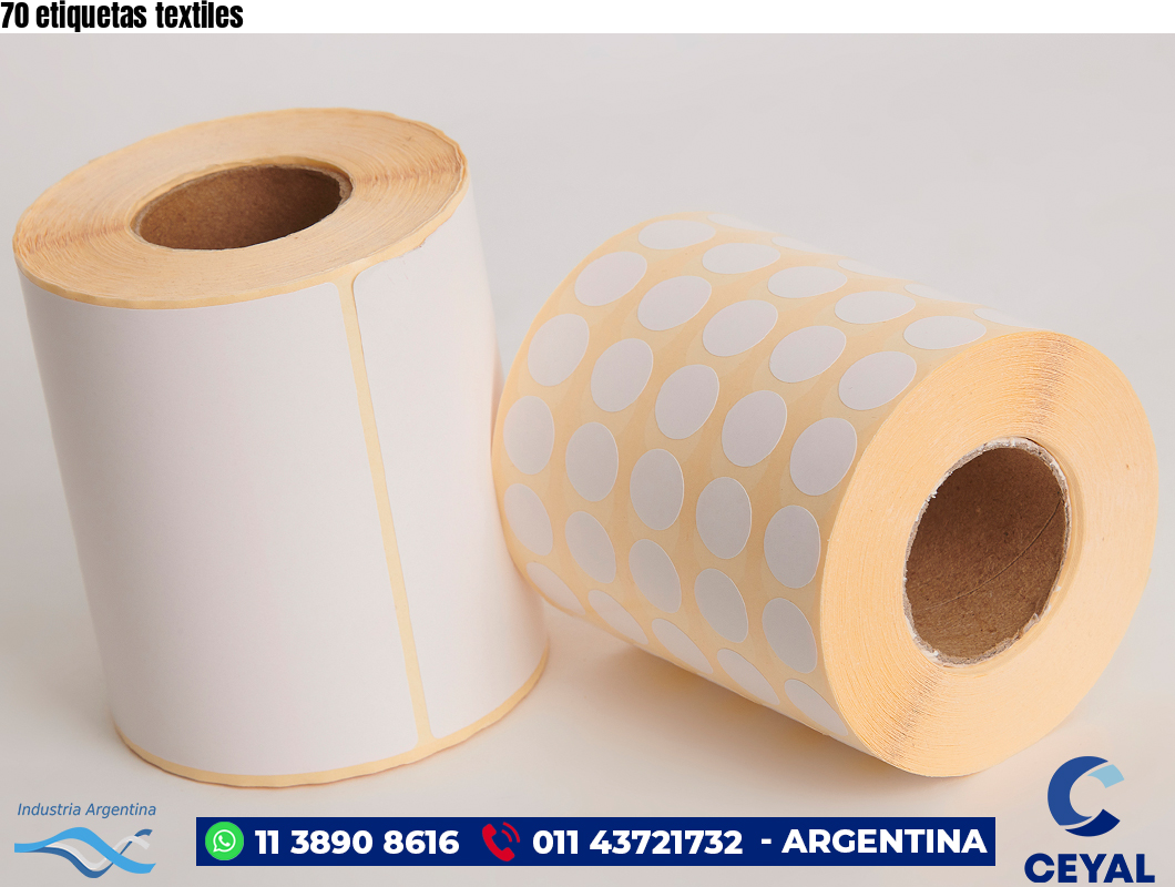 70 etiquetas textiles