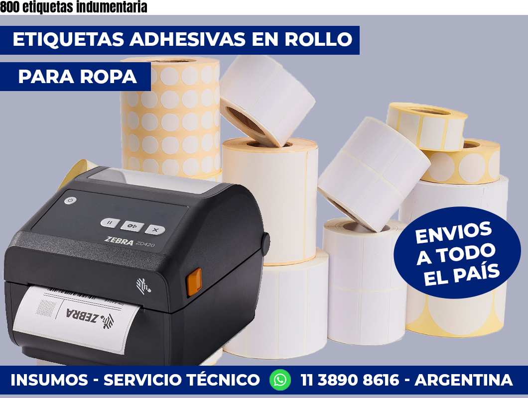 800 etiquetas indumentaria