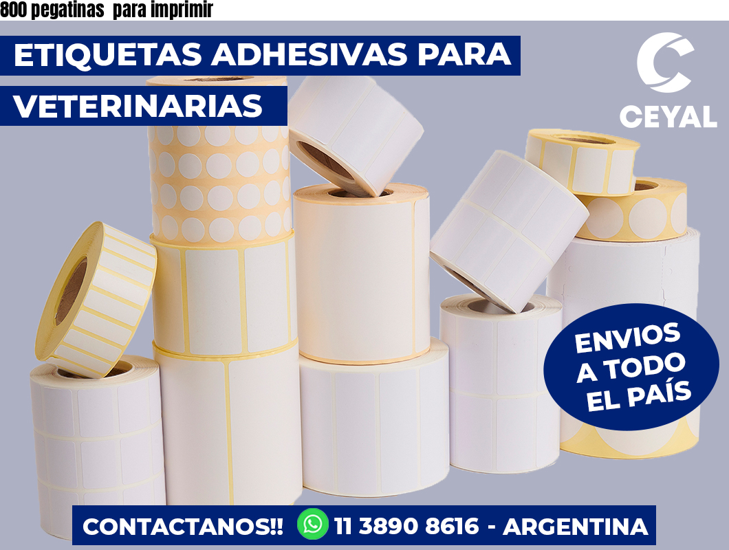 800 pegatinas  para imprimir