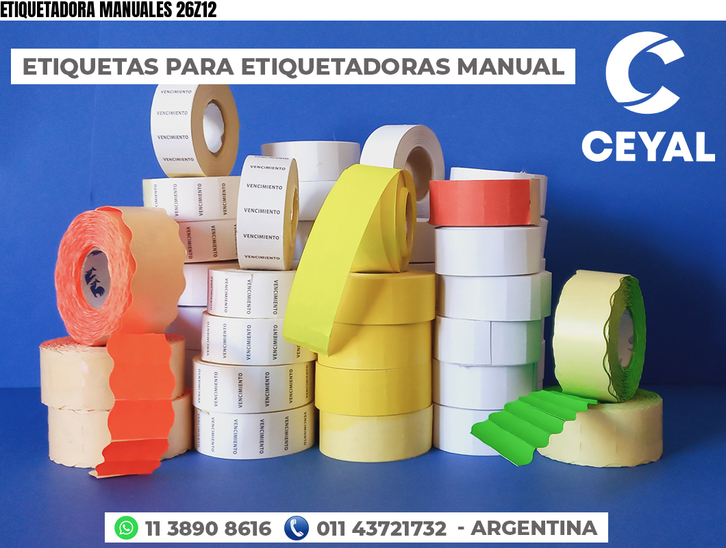 ETIQUETADORA MANUALES 26Z12