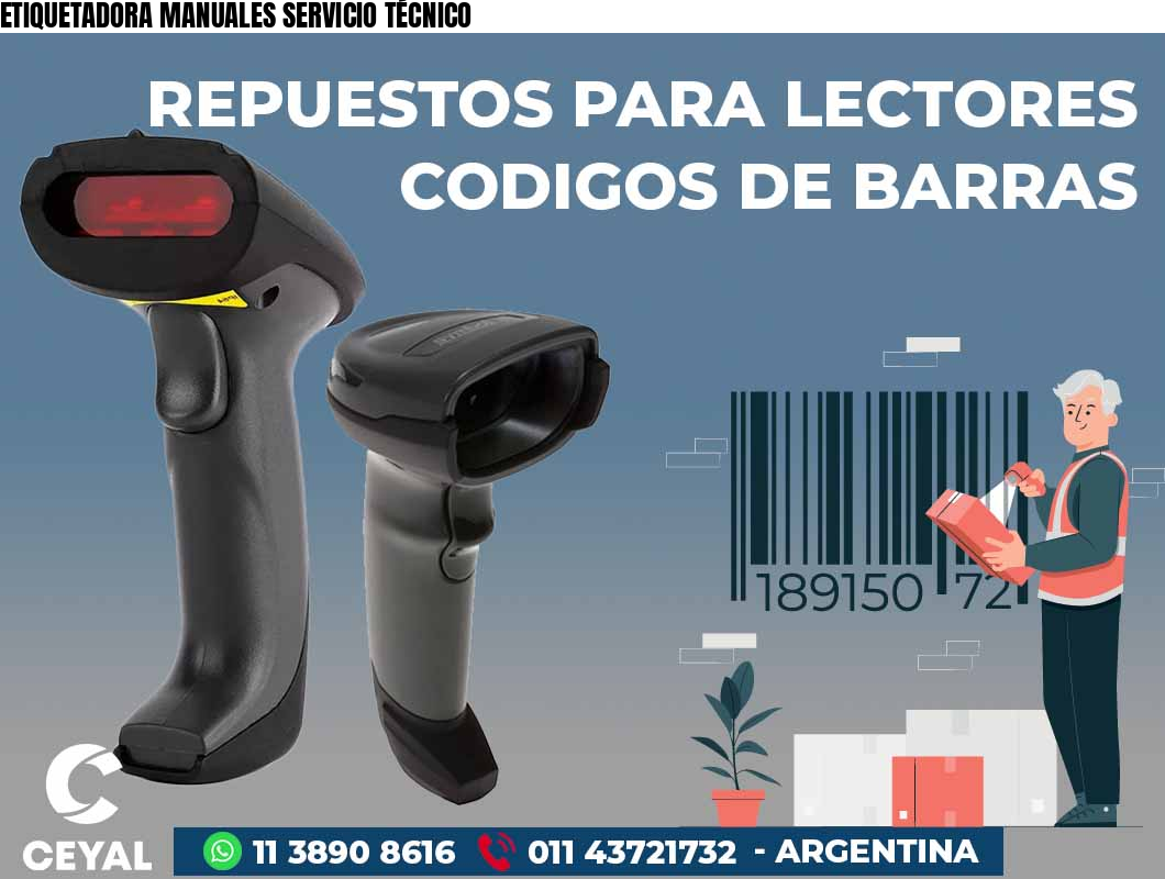 ETIQUETADORA MANUALES SERVICIO TÉCNICO