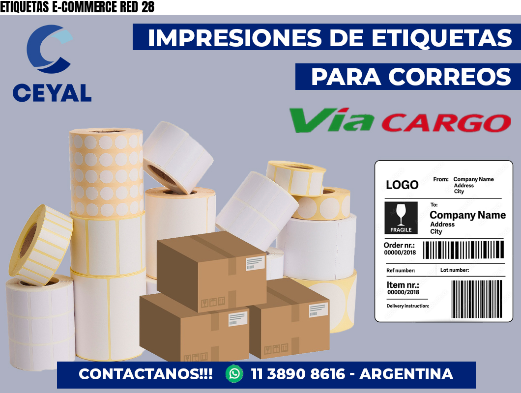 ETIQUETAS E-COMMERCE RED 28