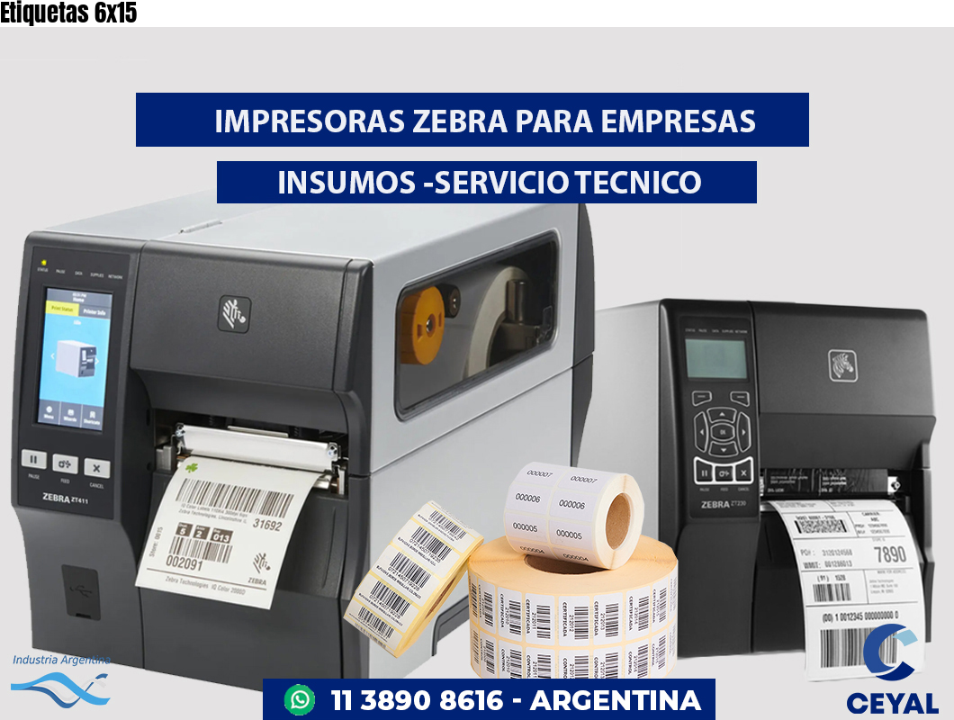 Etiquetas 6x15