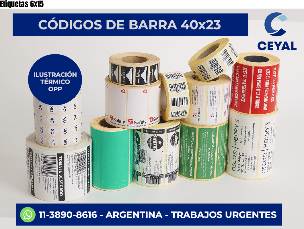 Etiquetas 6×15