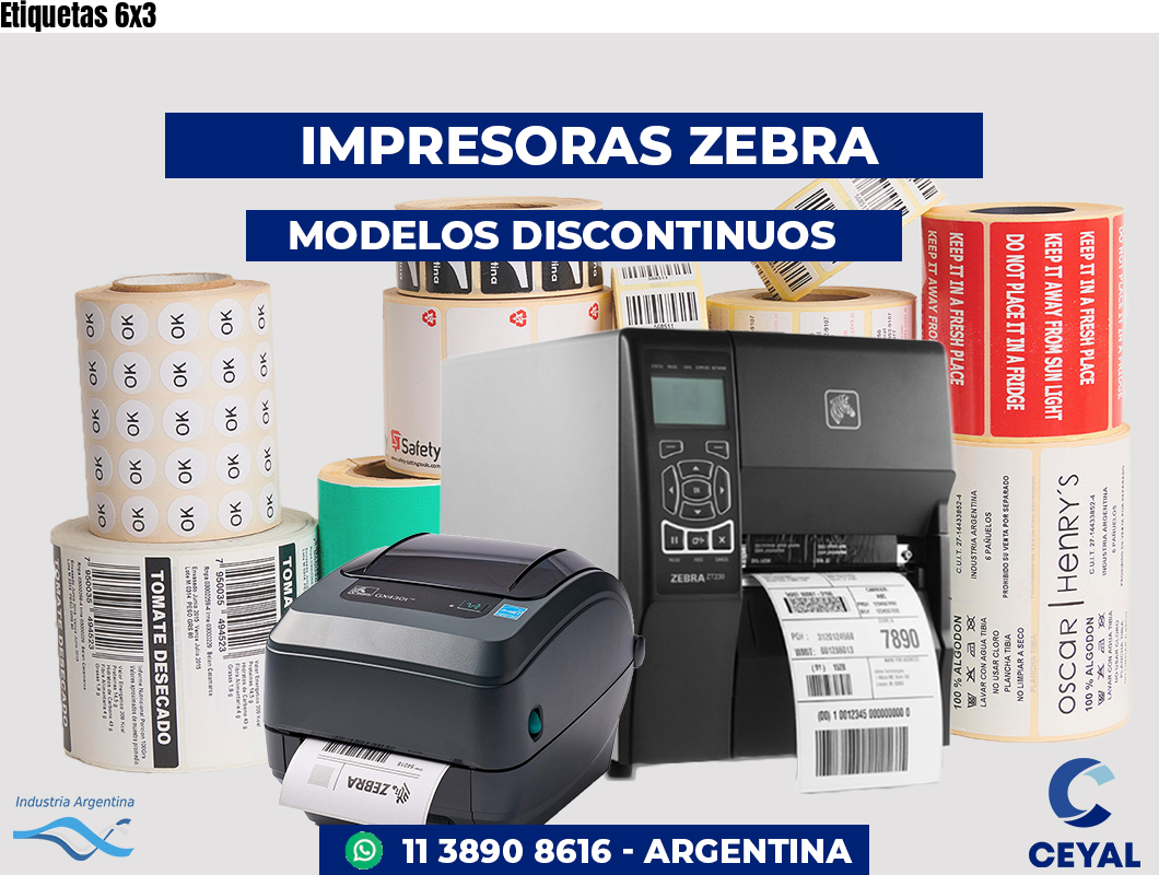 Etiquetas 6x3