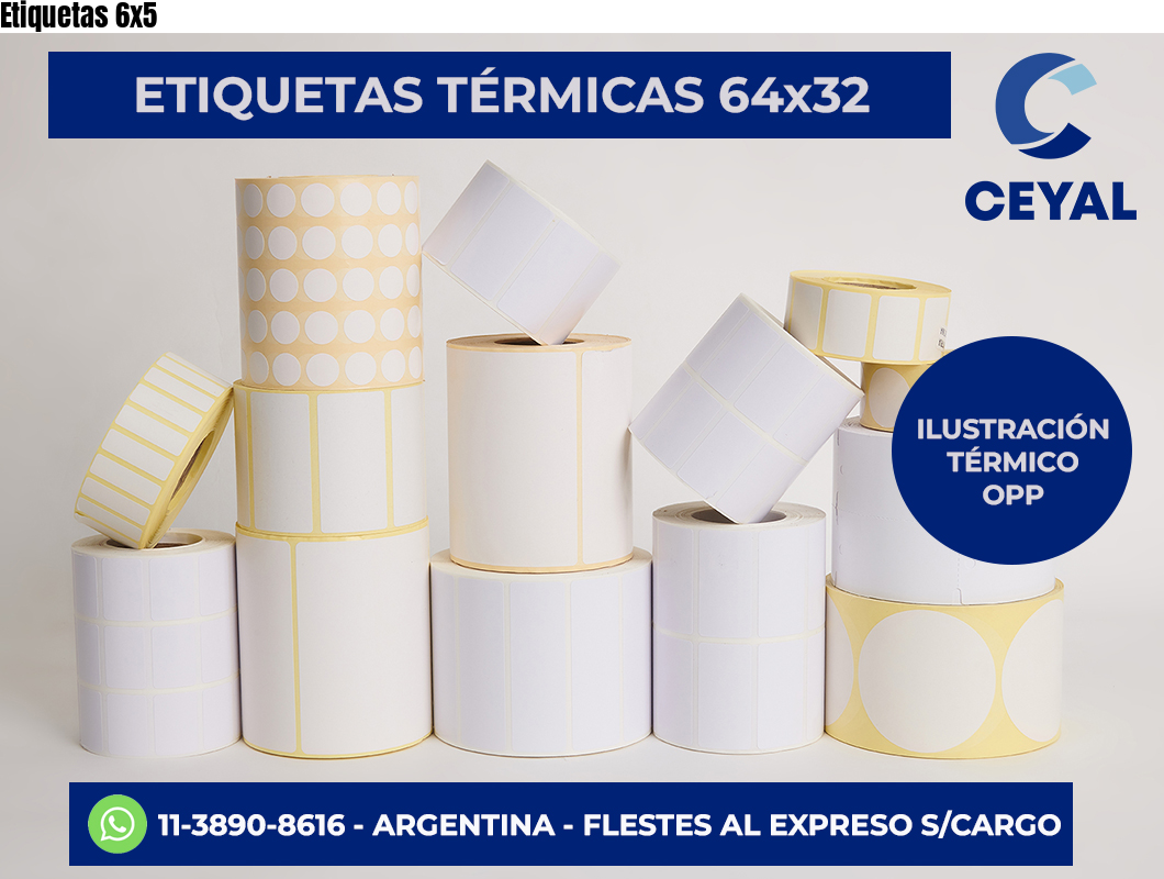 Etiquetas 6×5