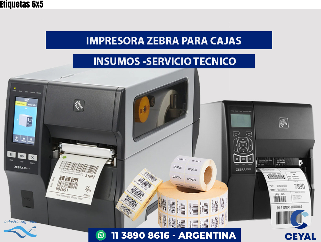 Etiquetas 6x5