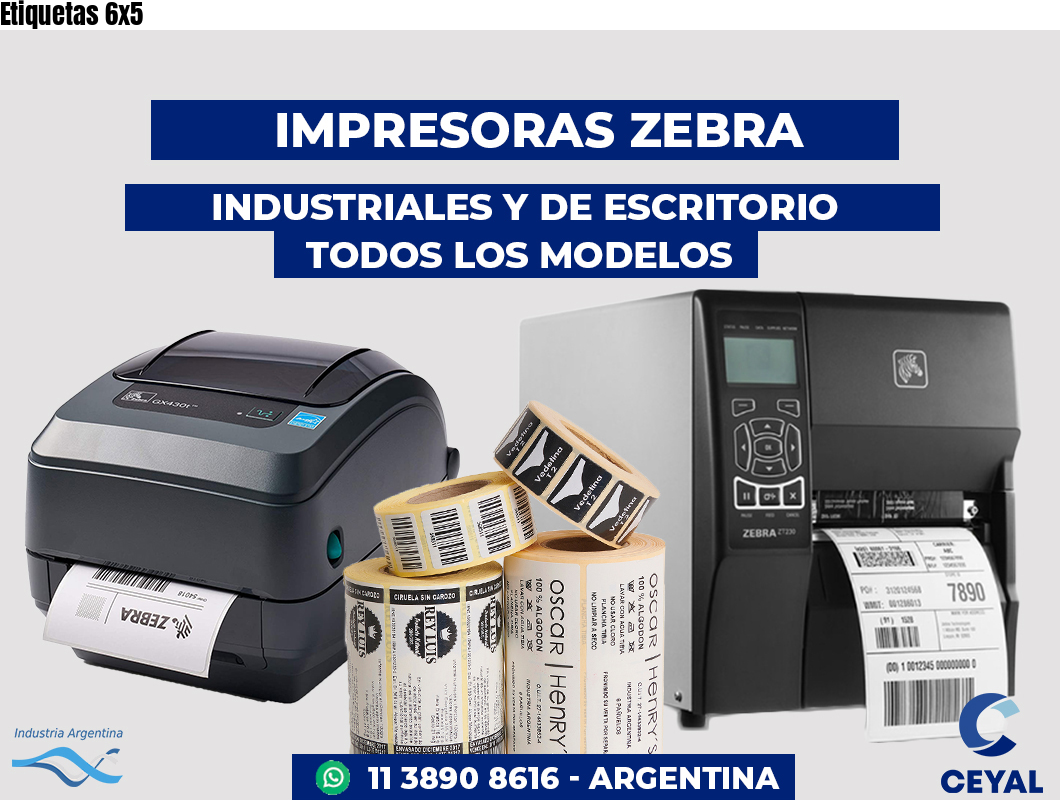 Etiquetas 6x5