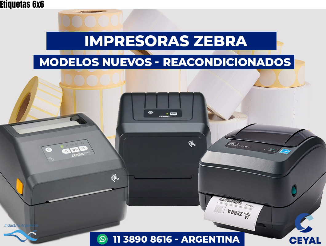 Etiquetas 6x6