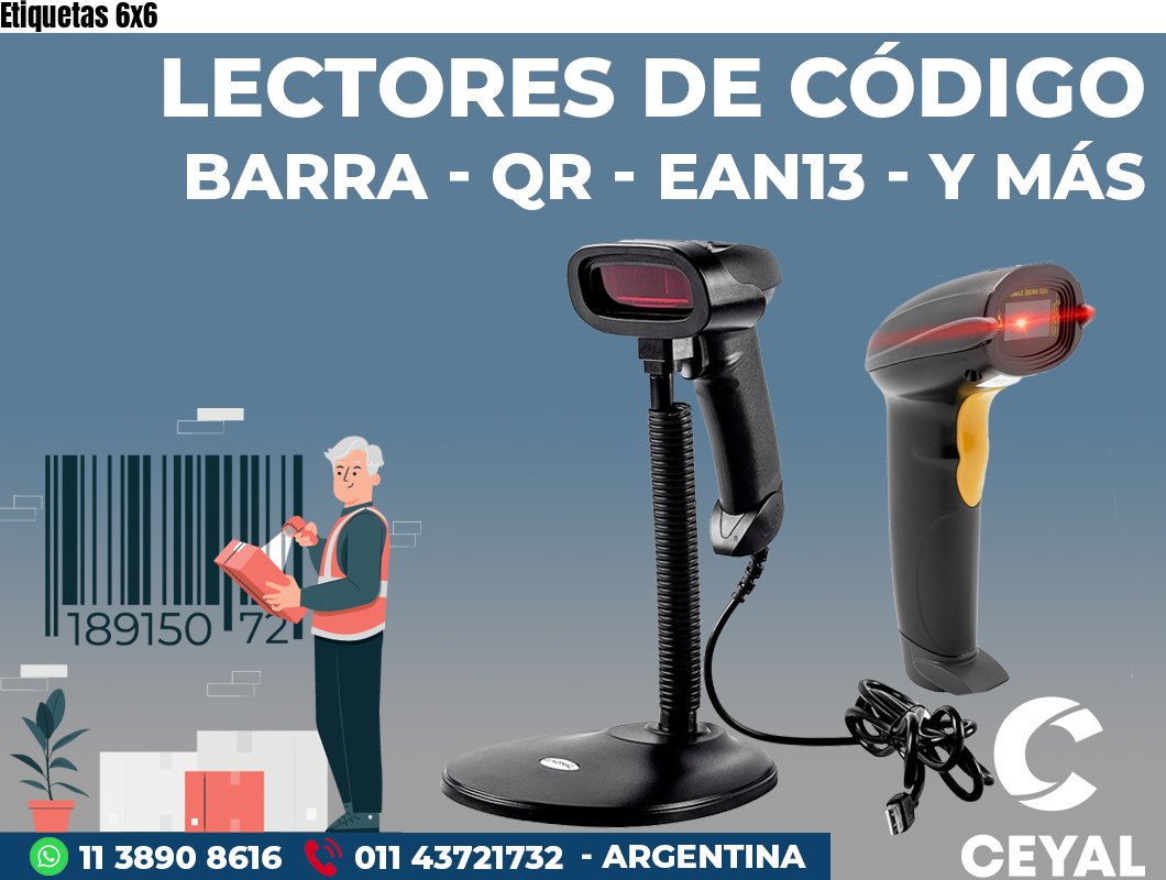 Etiquetas 6x6